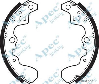 APEC BRAKING shu477 -  Комплект тормозных колодок